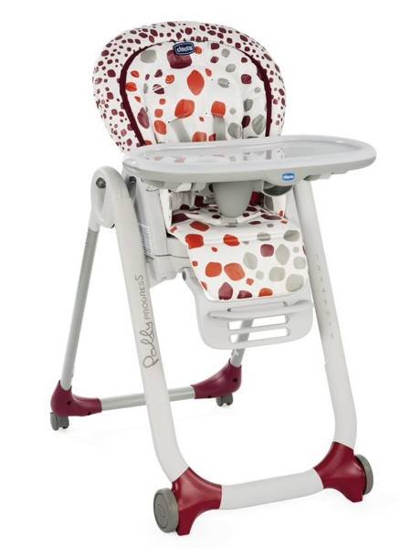 Chicco Polly Progres 5 5in1 Cherry Krēsls-transformeris