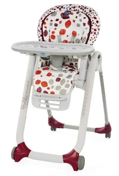 Chicco Polly Progres 5 5in1 Cherry Krēsls-transformeris