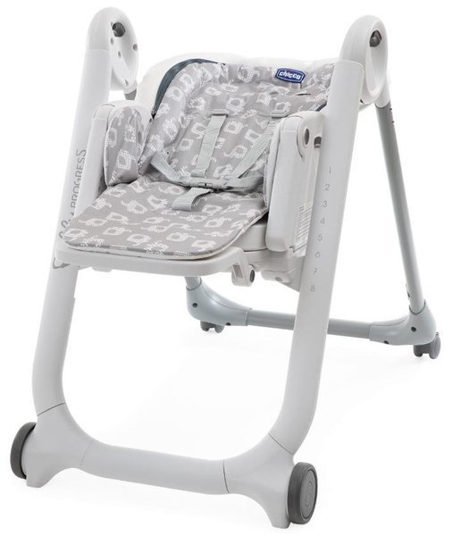 Chicco Polly Progres 5 5in1 Light Grey Krēsls-transformeris