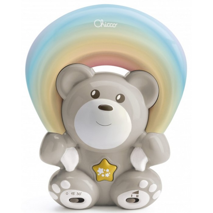 Chicco Rainbow Bear Beige lācītis projektors