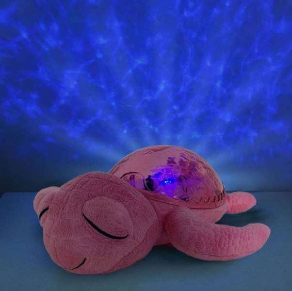 Cloud B Tranquil Turtle Aqua pink nakts lampa-projektors