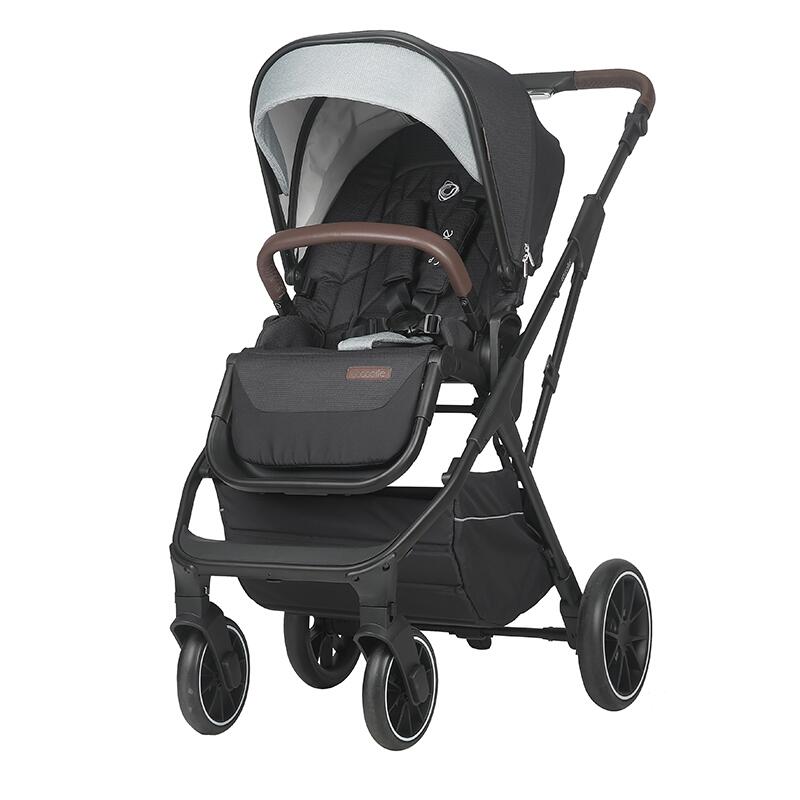 Coccolle Silene Diamond Black Bērnu rati 2in1