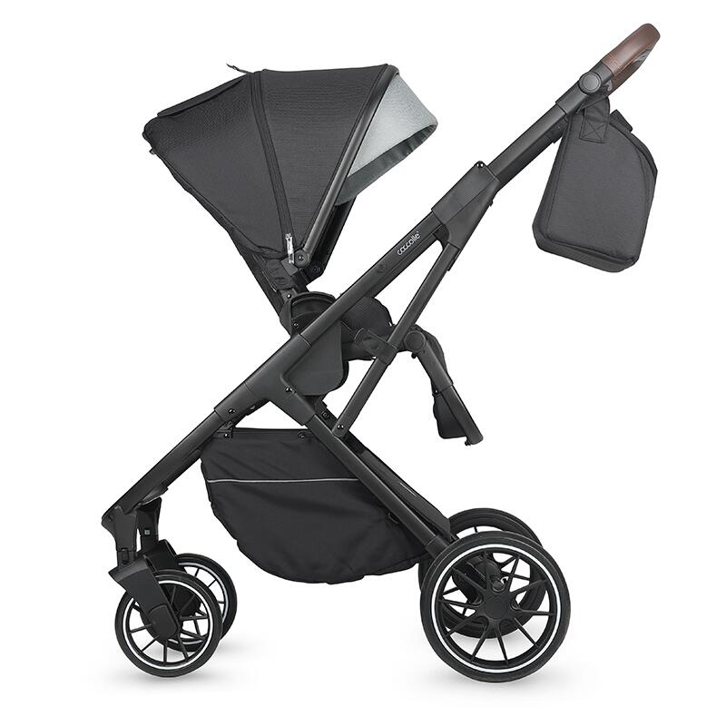 Coccolle Silene Diamond Black Bērnu rati 2in1