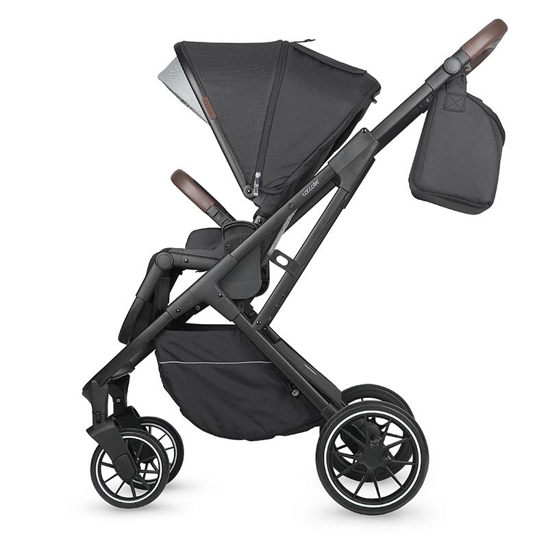 Coccolle Silene Diamond Black Bērnu rati 2in1