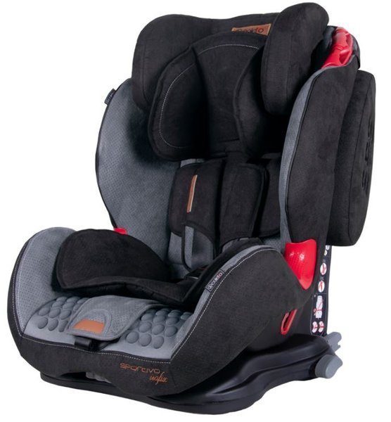 Coletto Sportivo Isofix Grey black Детское автокресло 9-36 кг