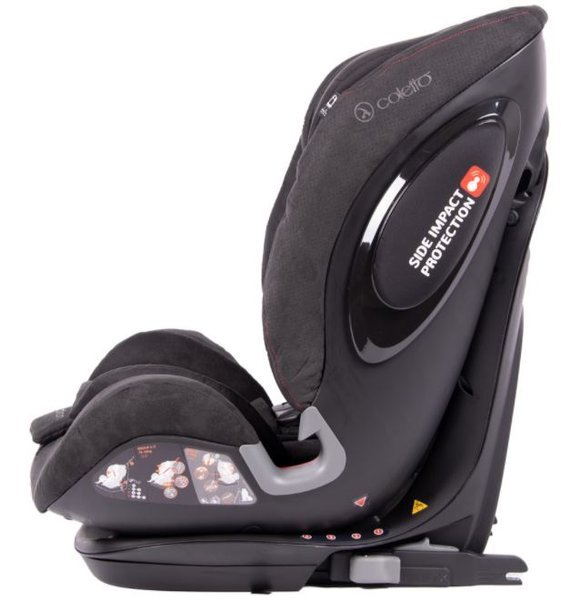 Coletto Uggo Isofix Black Bērnu autosēdeklis 9-36 kg