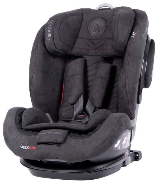 Coletto Uggo Isofix Black Bērnu autosēdeklis 9-36 kg