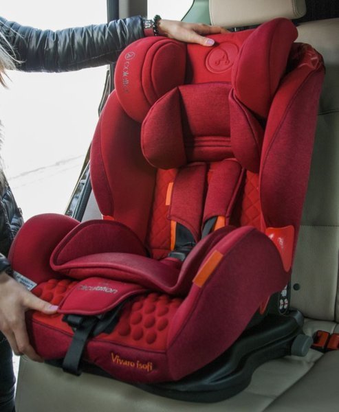 Coletto Vivaro Isofix Black Bērnu autosēdeklis 9-36 kg