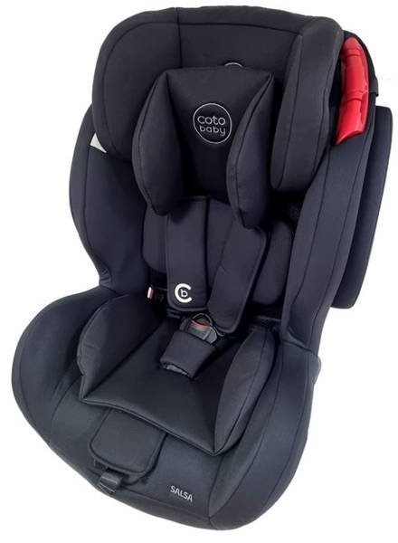 Coto Baby Salsa 2022 Black Melange 01 Bērnu autosēdeklis 9-36 kg