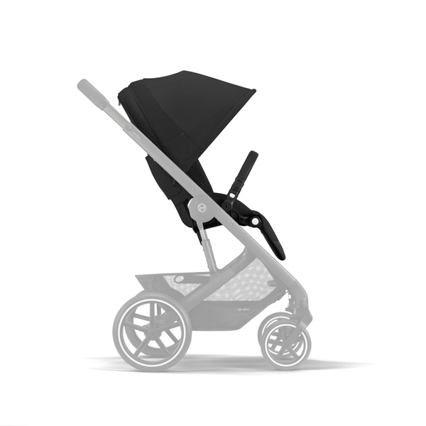 Cybex Balios S Lux Moon Black + Aton S2 I-Size Детская коляска 3 в 1