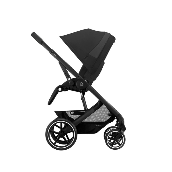 Cybex Balios S Lux Moon Black + Aton S2 I-Size Детская коляска 3 в 1