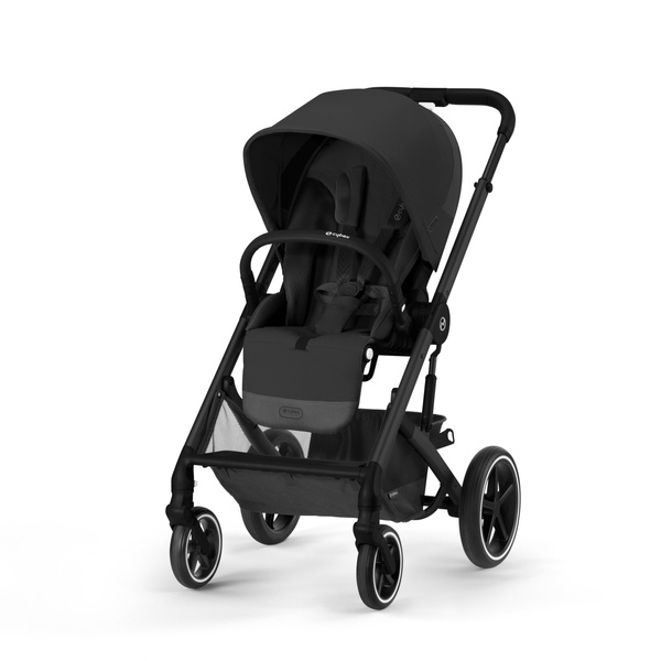 Cybex Balios S Lux Moon Black + Aton S2 I-Size Детская коляска 3 в 1