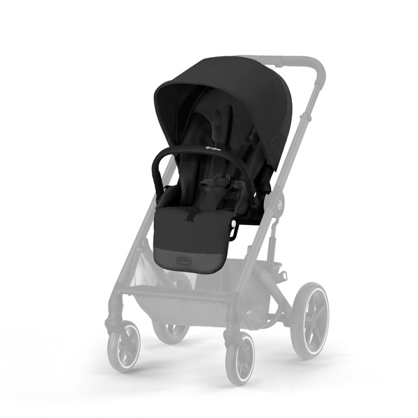 Cybex Balios S Lux Moon Black + Aton S2 I-Size Детская коляска 3 в 1