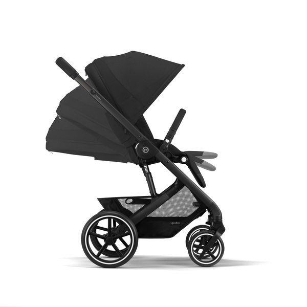 Cybex Balios S Lux Moon Black + Aton S2 I-Size Детская коляска 3 в 1