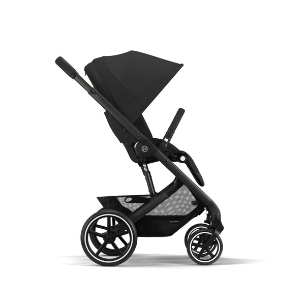 Cybex Balios S Lux Moon Black + Aton S2 I-Size Детская коляска 3 в 1