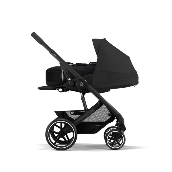 Cybex Balios S Lux Moon Black + Aton S2 I-Size Детская коляска 3 в 1