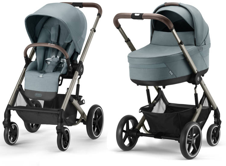 Cybex Balios S Lux Sky Blue Bērnu rati 2in1