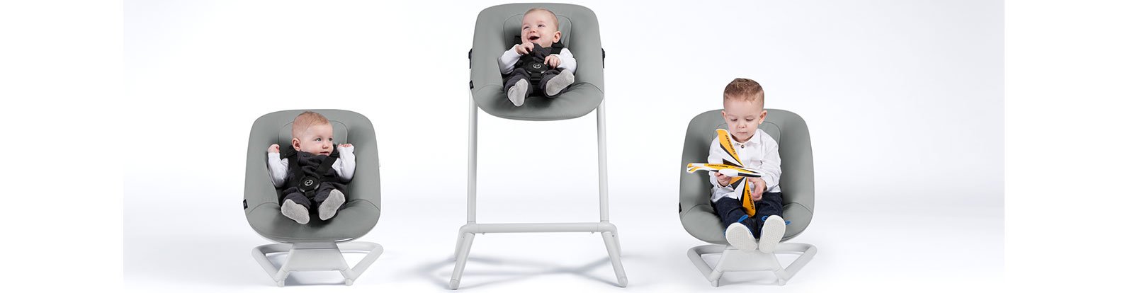 Cybex Bouncer Storm grey Шезлонг для стульчика Lemo