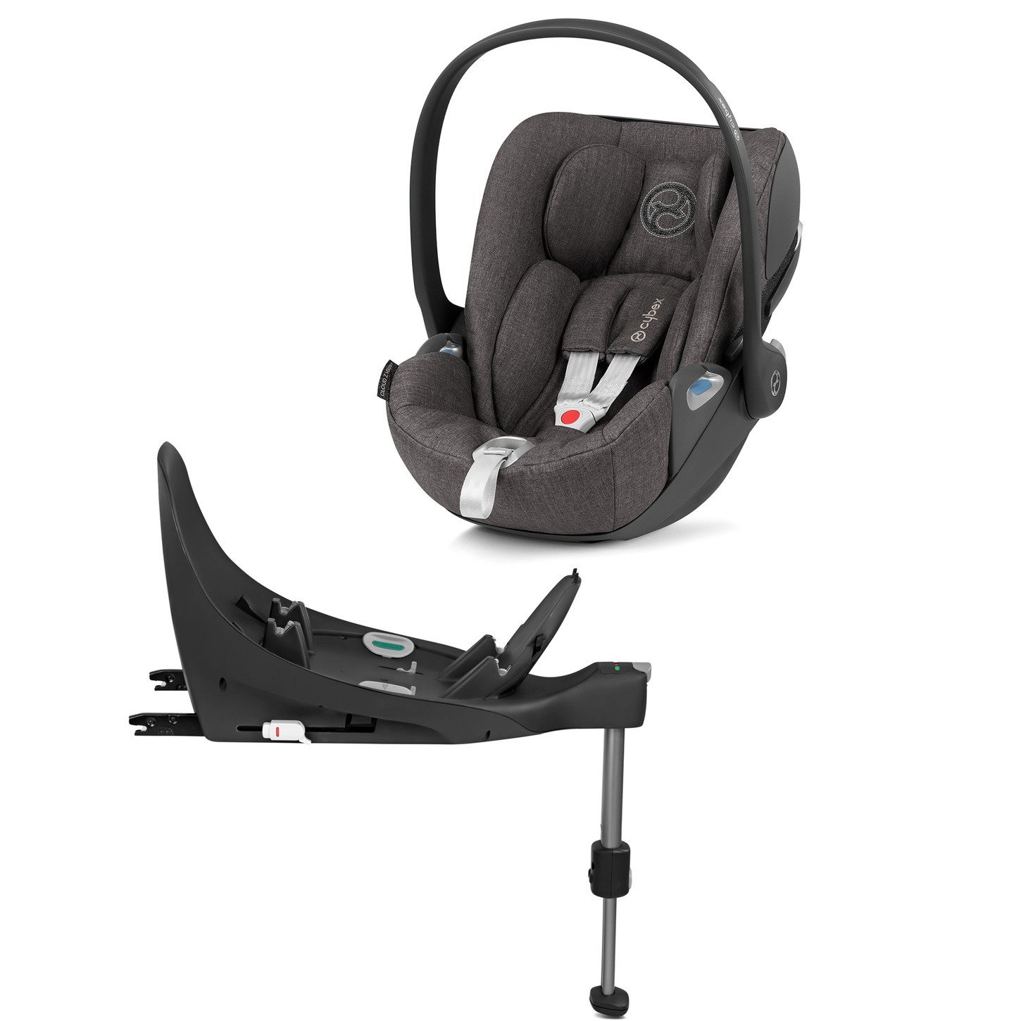 Cybex Cloud Z I-Size + ISOFIX Base Manhattan Grey Plus Детское автокресло 0-13 кг