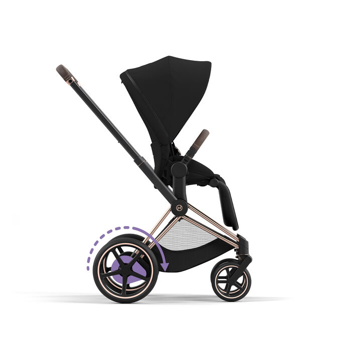 Cybex e-Priam Rosegold Ratu rāmis ar sēdekli