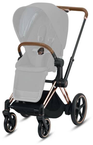 Cybex e-Priam Rosegold Ratu rāmis ar sēdekli