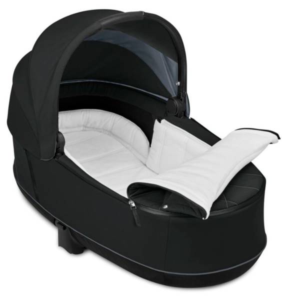 Cybex e-Priam Deep Black Chrome brown frame Kulbu Rati