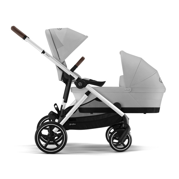 Cybex Gazelle S Lava Grey/Silver Dvīņu ratiņi