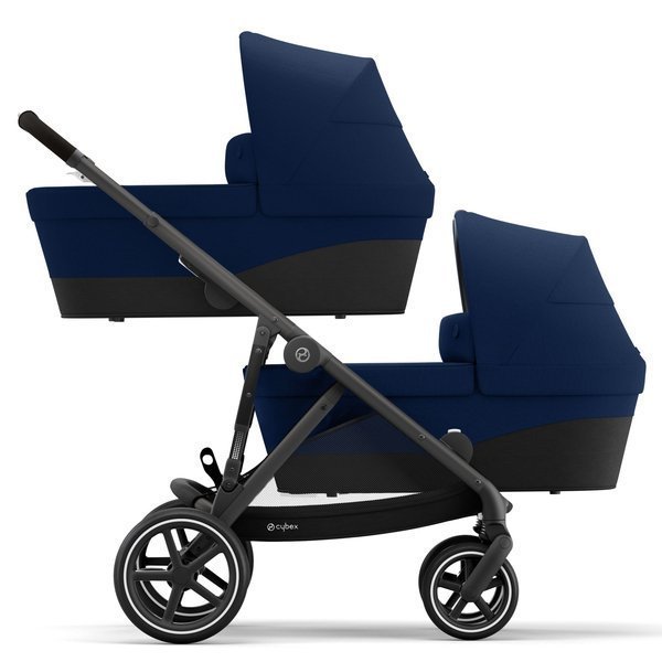 Cybex Gazelle S Navy Blue Dvīņu ratiņi