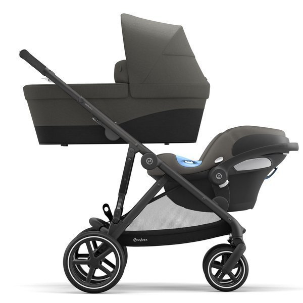 Cybex Gazelle S Soho Grey + Aton M I-Size Dvīņu rati