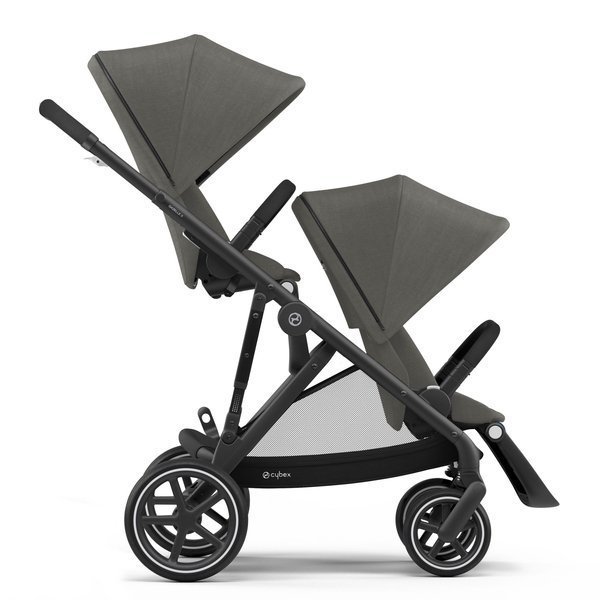 Cybex Gazelle S Soho Grey + Aton M I-Size Dvīņu rati