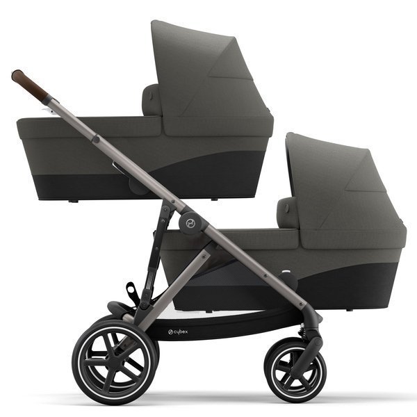 Cybex Gazelle S Soho Grey Коляска для двойняшек