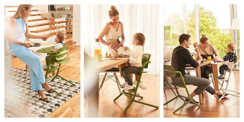 Cybex Lemo Aluminium Storm grey Cтульчик для кормления