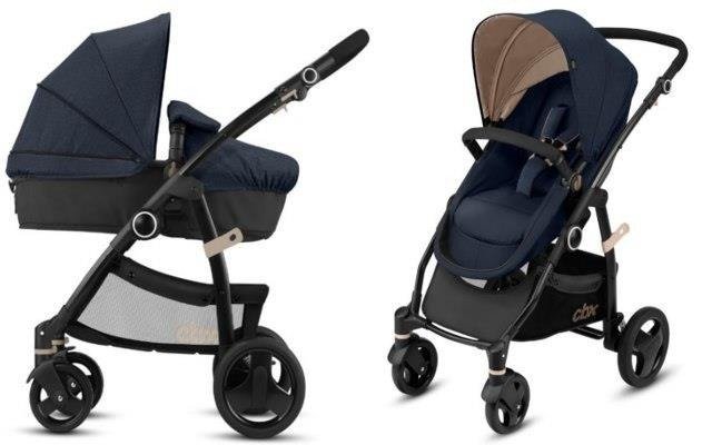 Cybex Leotie Flex Jeansy Blue Bērnu rati Transformeris 2in1