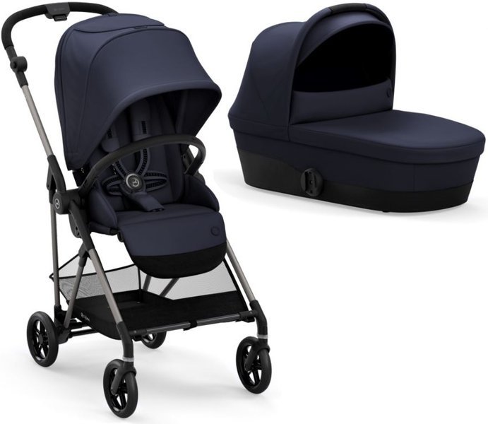 Cybex Melio 2.0 Navy Blue Bērnu rati 2in1