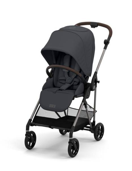 Cybex Melio Carbon New Monument Grey Pastaigu rati