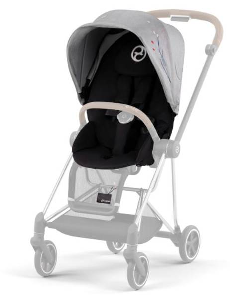 Cybex Mios 3.0 + Cloud Z i-Size Koi Crystallized + Chrome Black frame Детская коляска 3in1