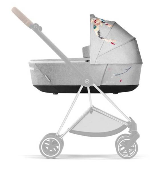 Cybex Mios 3.0 + Cloud Z i-Size Koi Crystallized + Matt Black frame Bērnu rati 3in1