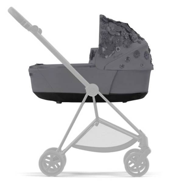 Cybex Mios 3.0 Dream Grey Simply Flowers + Cloud Z I-Size + Matt Black frame Bērnu rati 4in1