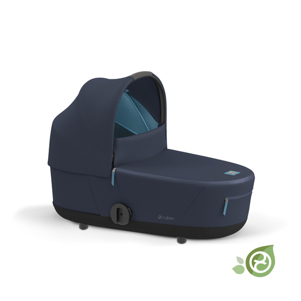 Cybex Mios 3.0 Eco Dark Navy + Cloud Z2 i-Size + Matt Black frame Bērnu rati 3in1