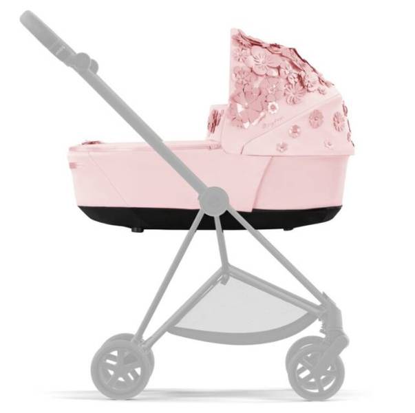 Cybex Mios 3.0 Pale Blush Simply Flowers + Cloud Z I-Size + Matt Black frame Детская коляска 4in1