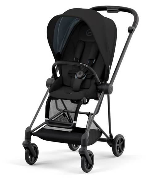 Cybex Mios Deep Black + Chrome Black Frame Детская коляска 2in1