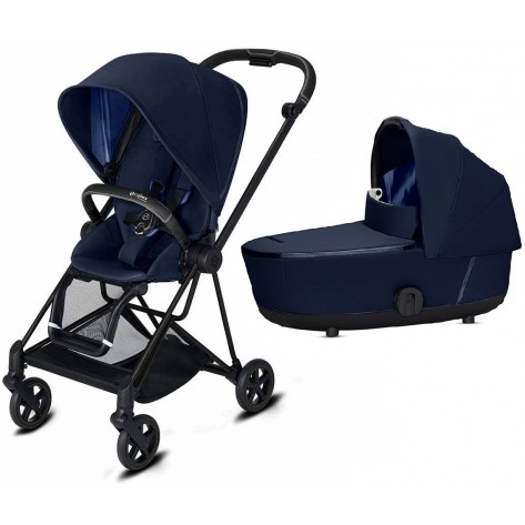 Cybex Mios Indigo Blue + Matt Black Frame Bērnu rati 2in1