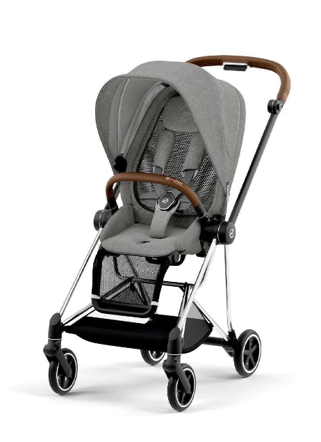 Cybex Mios Manhattan Grey Plus + Chrome Brown Frame Sporta rati