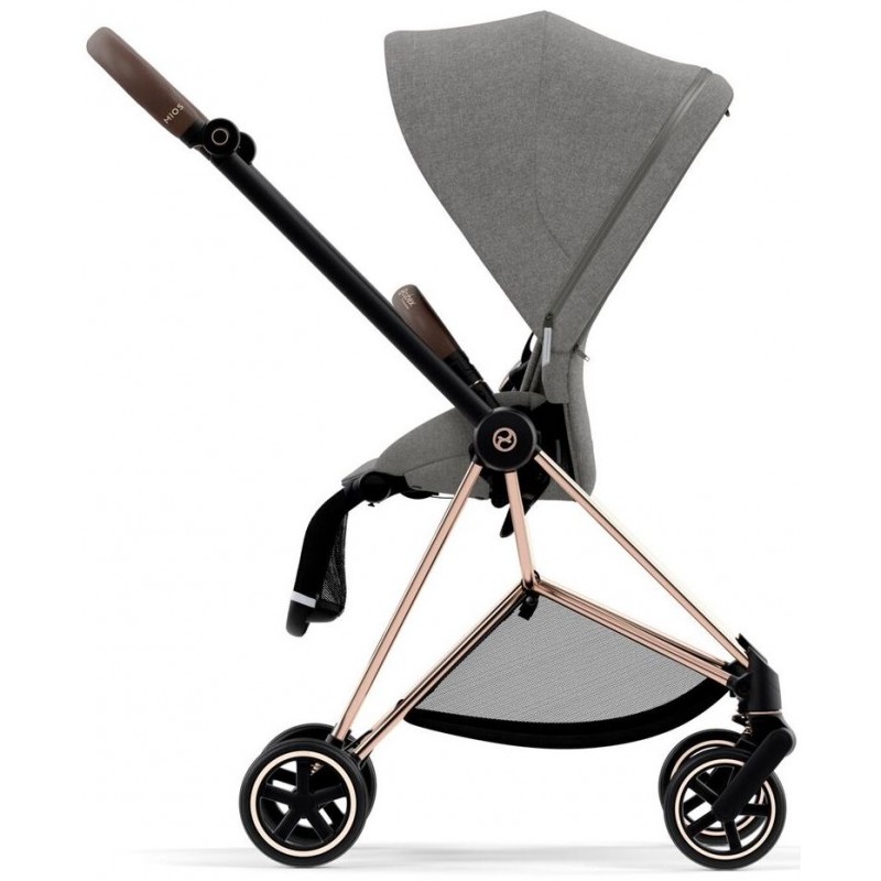 Cybex Mios Manhattan Grey Plus + Matt Black Frame Прогулочная коляска