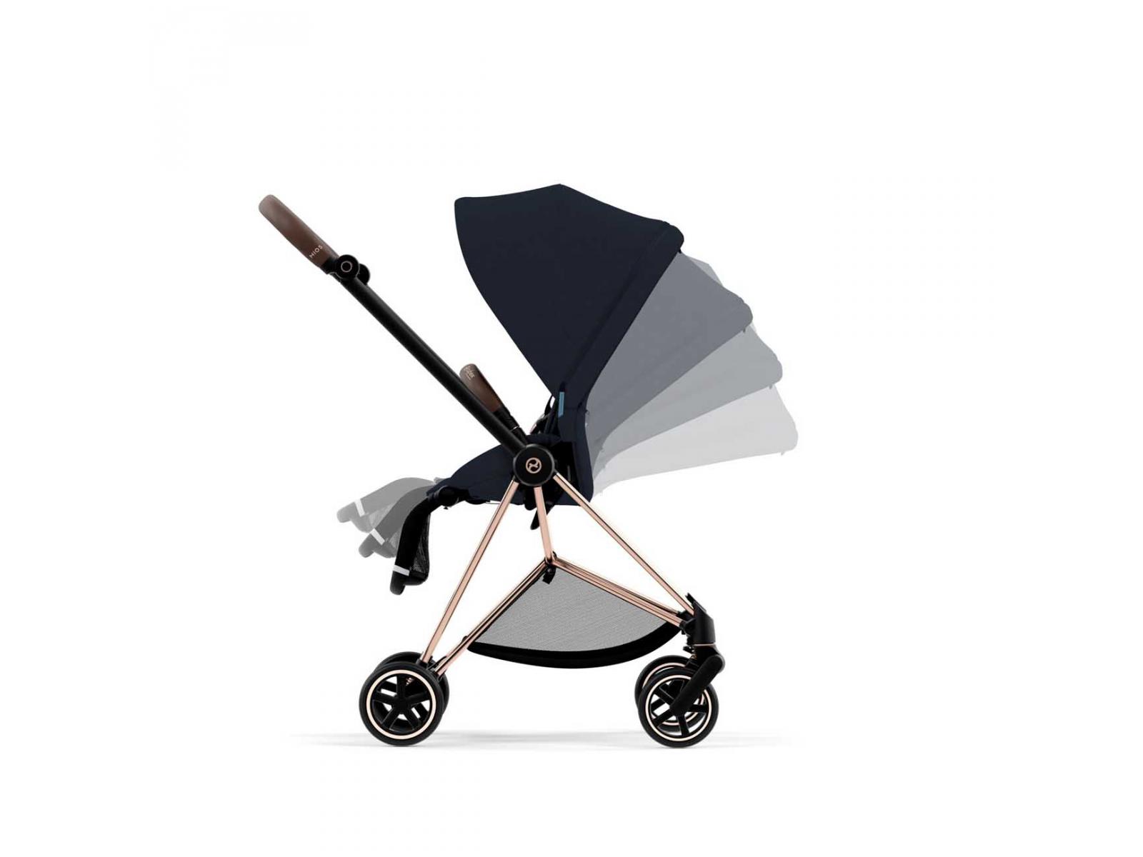 Cybex Mios Midnight Blue Plus + Chrome Black Frame Sporta rati