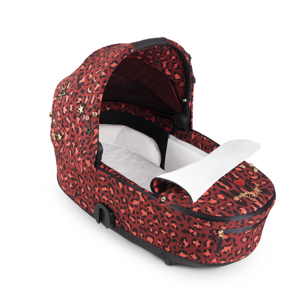 Cybex Mios Rosenrot Red + Matt Black Frame Bērnu rati 2in1