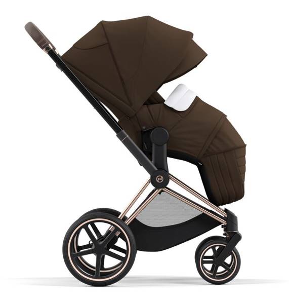Cybex Priam 4.0 + Cloud Z I-size Gold rose frame Khaki Brown Детская коляска 3in1