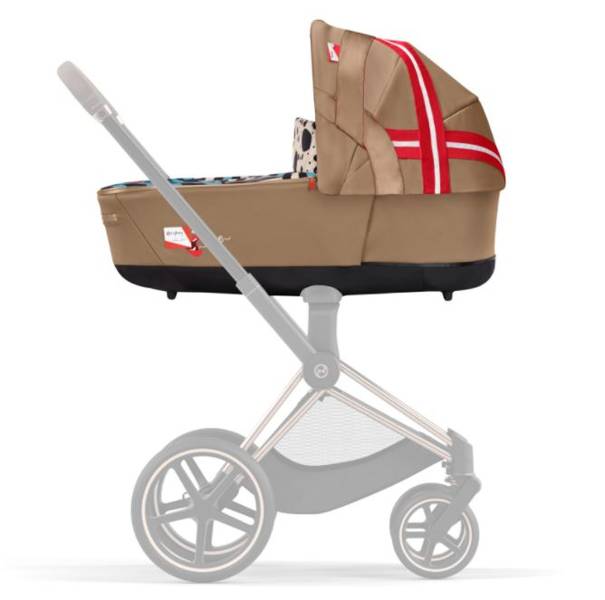 Cybex Priam 4.0 + Cloud Z2 I-size Chrome brown frame Karolina Kurkova One Love Bērnu rati 3in1