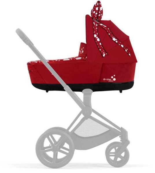 Cybex Priam 4.0 + Cloud Z2 I-size Chrome brown frame Petticoat by Jeremy Scott Bērnu rati 3in1