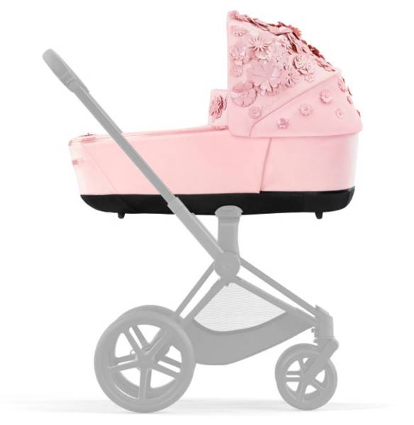 Cybex Priam 4.0 + Cloud Z2 I-size Gold rose frame Pale Blush Simply Flowers Детская коляска 3in1